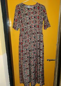 Floral Print Maxi Dress
