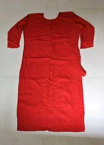 🫅_* Red Kurti Unused