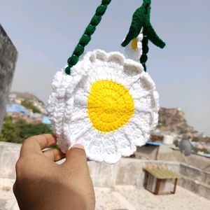 Crochet sunflower sling bag 🌻🧶🎁