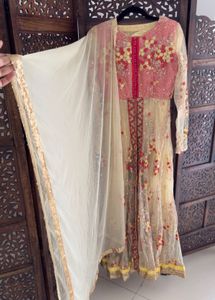 Brand New Heavy Embroidered Designer Anarkali Set