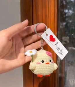 Crochet Chick Keychain