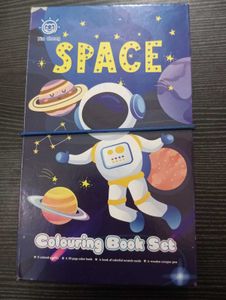Space Scratch &amp; Colouring Book
