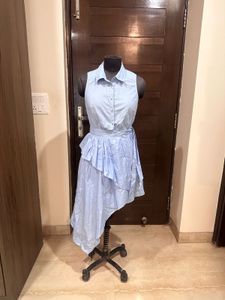 Anthropologie Maeve Asymmetrical Sleeveless Shirt