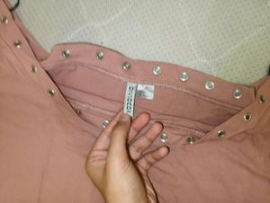 H&M Pink Off Shoulder dress