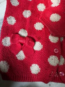 Cute Polka Dot Cardigan