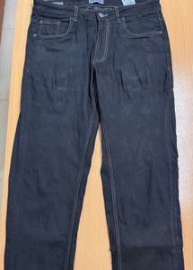 Classic Black Straight Leg Jeans