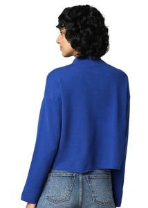 Aesthetic Blue Crop Cardigan ✨