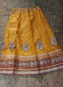 Gorgeous Yellow Embroidered  Choli