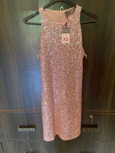 Pink Sequins Dress