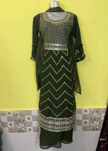 Elegant Green Kurta Set