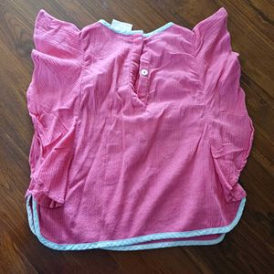 Masala Kids by NYC Pink Cotton Top (4