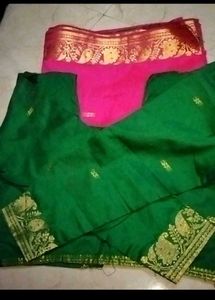 Pure Cotton Double Shade Saree