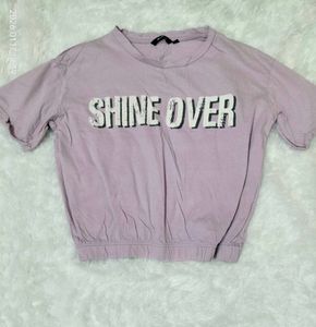 Lilac Shine Over T-Shirt