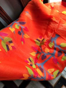 Premium Tissue Floral Saree