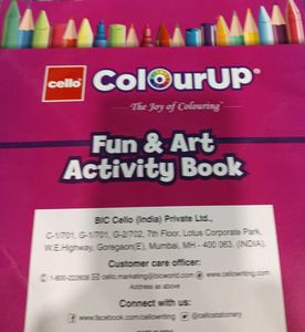 Cello ColourUP Fun &amp; Art Activity Book
