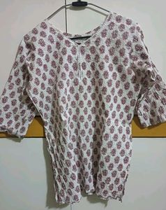 White Short Kurti