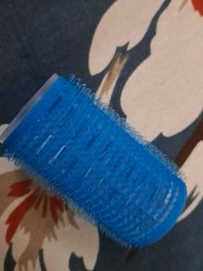 Blue Hair Rollers(set Of 5)