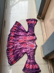 Purple Boho Short Kurti