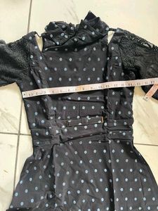 Polka Dot full lengthy Dress