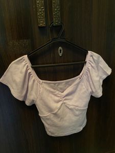 V Neck Crop Top