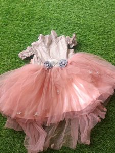 Elegant Pink Tulle Dress