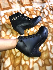 Black Leather Boots