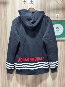 Adidas Originals Sherpa Fleece Lined Zipup Hoodie