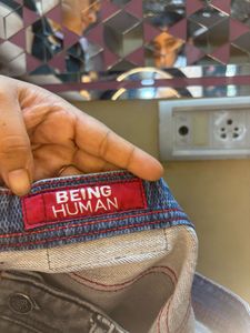 Being Human Stylish Grey Denim Jeans