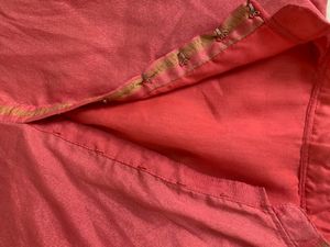 Pink Stitched Kurta