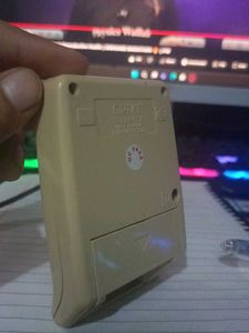 Portable Desk Clock Foldable With Alarm Facility.