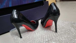 LV Black Heels