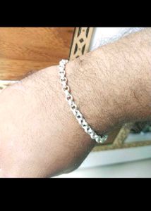 Pure Silver Link Chain Bracelet ForMan&amp; Women.