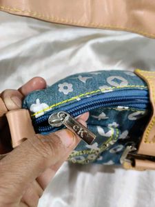 CK Denim Shoulder Bag