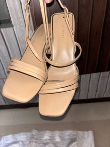 Squared Nude Heels