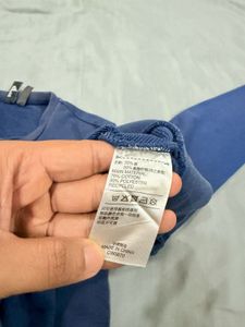 Adidas Blue Crew Neck Sweatshirt