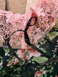 Pink Lace Camisole Top