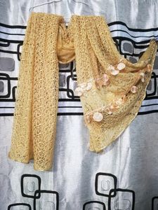 Golden Colour dupatta (Women's)
