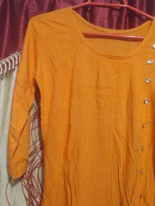beautiful orange kurta