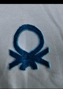 Benetton Blue Polo Shirt