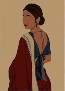 Woman Painting 1