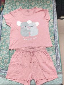 Cute Night Set With Short For Women