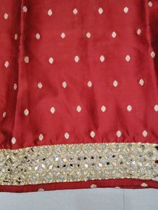 Patiyala Slwar Kurta With Duptta .. Maroon &amp;cream