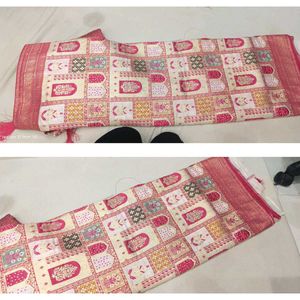 Elegant Pashmina Silk Saree