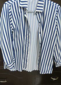 Striped Button-Down Shirt