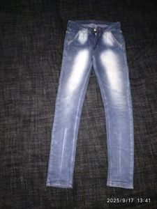 Faded Wash Jeans