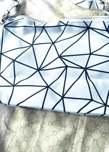 Geometric Print Crossbody Bag