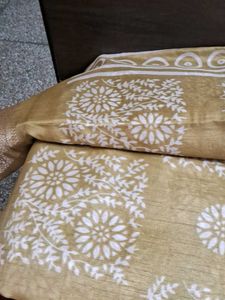 Cotton Silk Saree With Blouse Pc