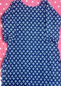 Blue Printed Kurti