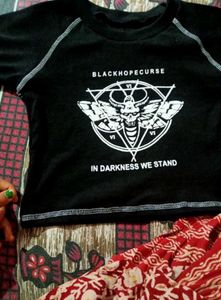 Graphic Crop Top