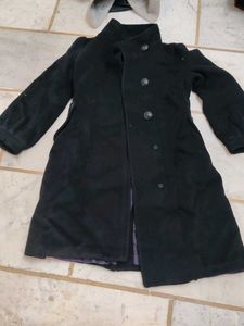 Elegant Black Trench Coat